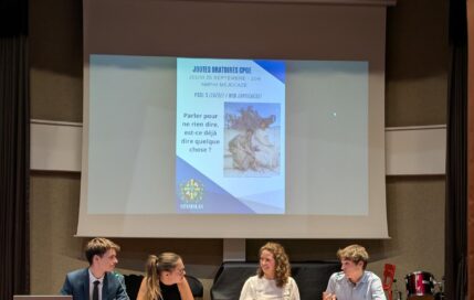 Lancement des joutes oratoires