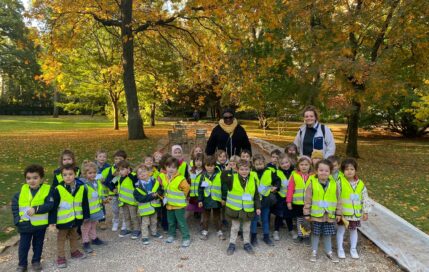 Sortie des maternelles au jardin du Luxembourg