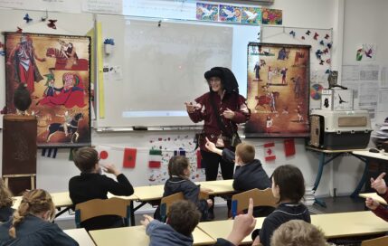 Une fauconnière en Cm1